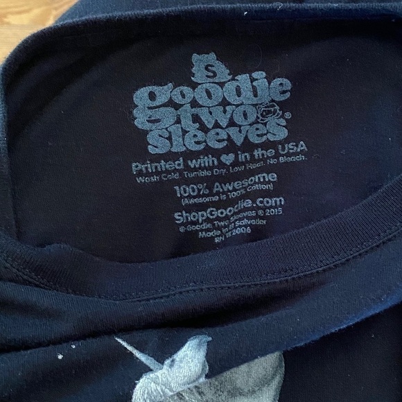 Goodie Two Sleeves Unicorn Rainbow T-shirt - Picture 4 of 4